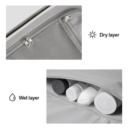 Strong Lightweight Suitcase with Easy Grip Handle