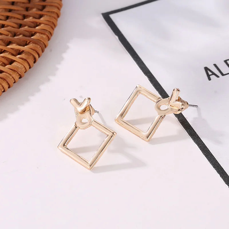 Fashionable Patterned Hanging Earrings