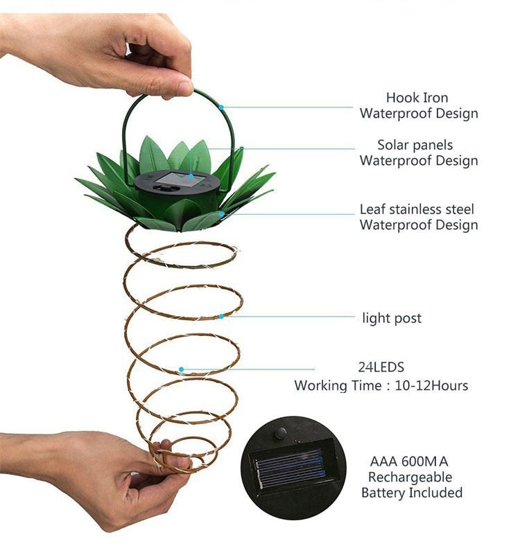 Bright Garden Solar Light Lamp
