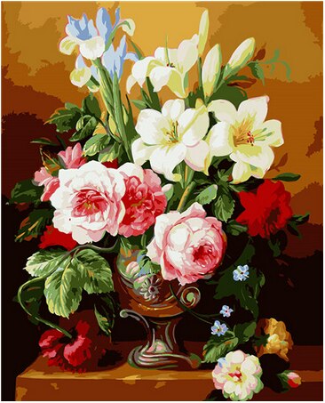 Vibrant Floral DIY Paint Set