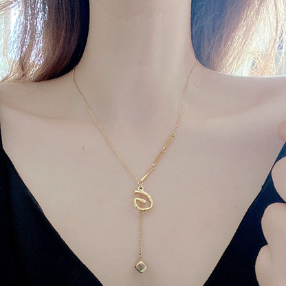 Custom Monogrammed Pendant Necklace