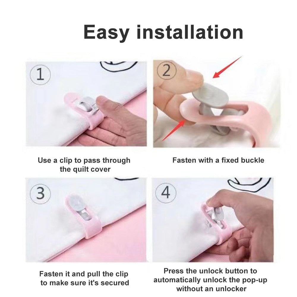 Non-Slip Bed Sheet Holder Clips