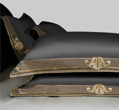 Luxury Embroidered Egyptian Cotton Bedding Set