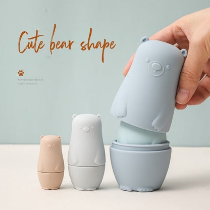 Vibrant Rubber Stacking Dolls