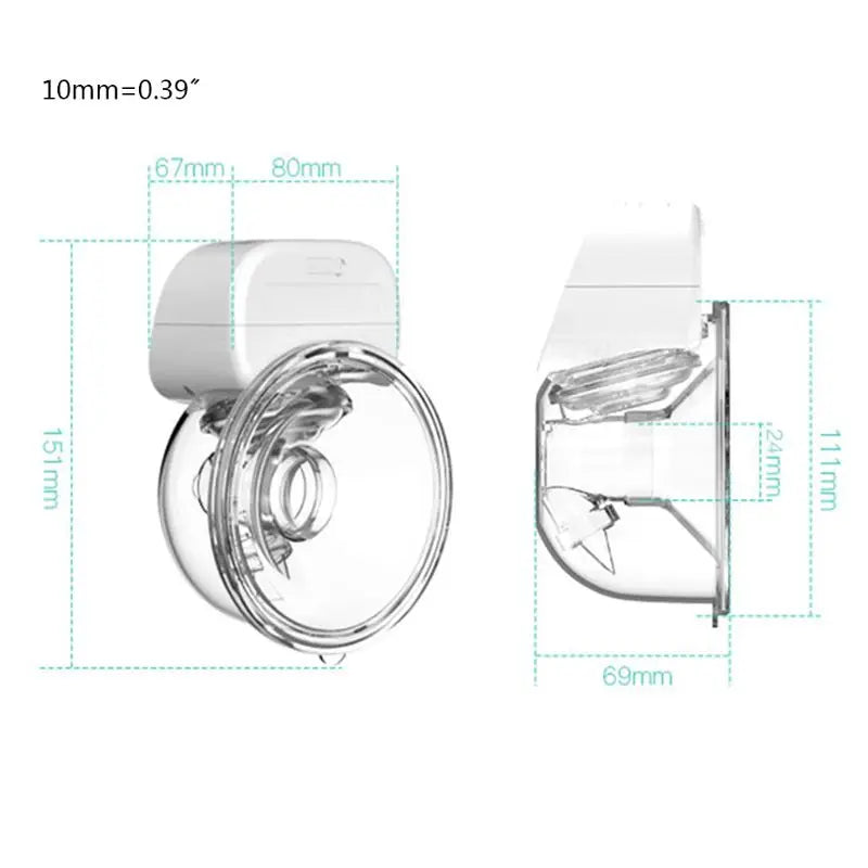 Portable Rechargeable Breast Pump | Compact and Discreet