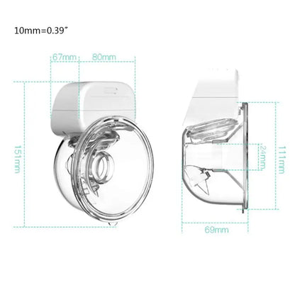 Portable Rechargeable Breast Pump | Compact and Discreet