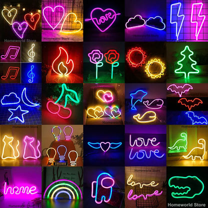 Colorful LED Wall Light Decor Night Lamp - Luxicro