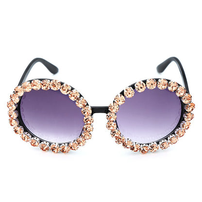 Stylish Big Circular Shade Sunglasses