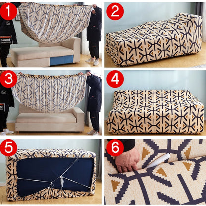 Comfortable Fit Elastic Couch Cover