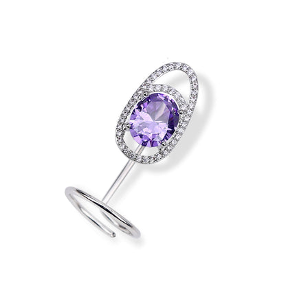 Trendy Silver Stacking Slim Ring Set