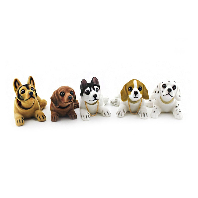 Fun Car Dog Bobble Head Decoration