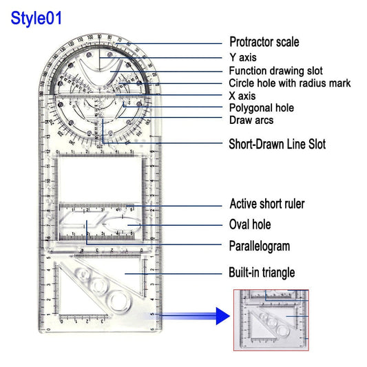 Accurate Straight Line Metal Ruler - Luxicro
