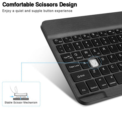 Compact Wireless Keyboard Mouse Combo