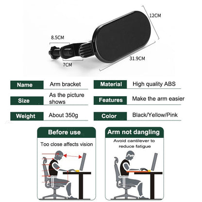 Adjustable Desk Armrest for Pain Free Working