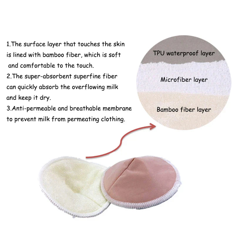 Breastfeeding Soft Bamboo Nursing Pads