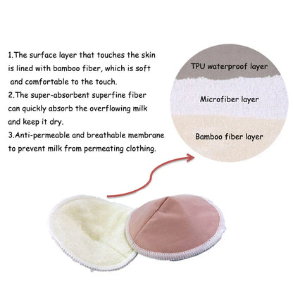 Breastfeeding Soft Bamboo Nursing Pads