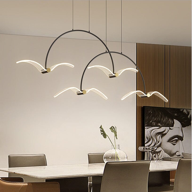 Coastal Copper Dining Room Chandelier