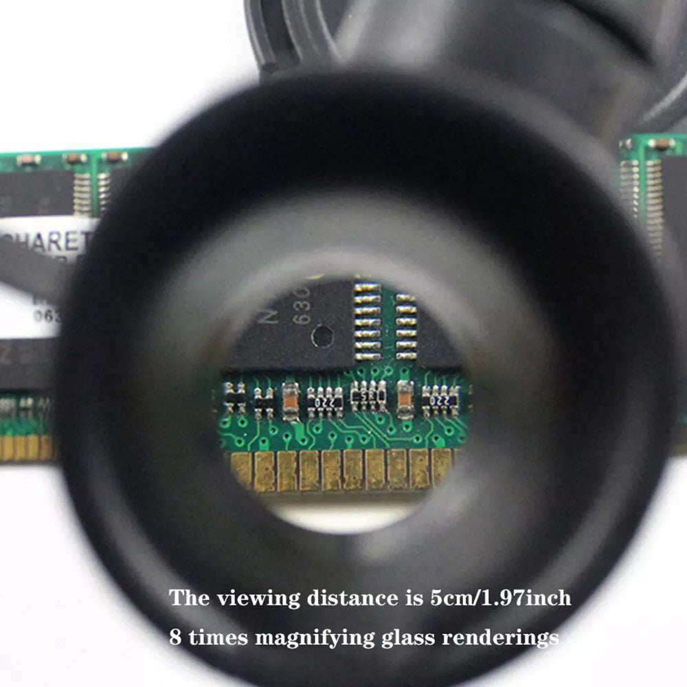 Precise LED Magnifying Glasses for Craft and Hobby Use