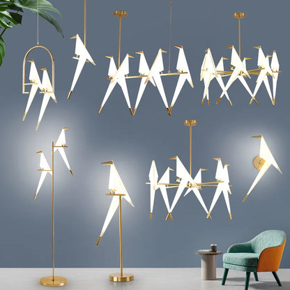 Decorative Pendant Paper Shade Lamp - Luxicro