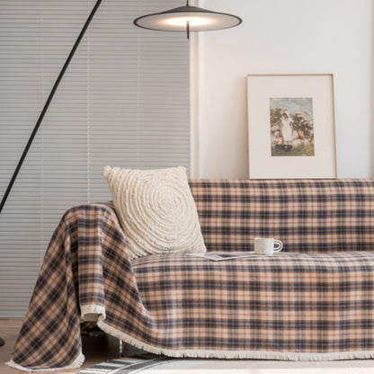 Cozy Home Plaid Furniture Slipcover