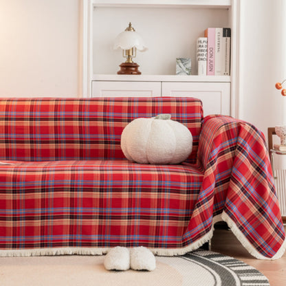 Cozy Home Plaid Furniture Slipcover