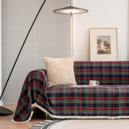 Cozy Home Plaid Furniture Slipcover