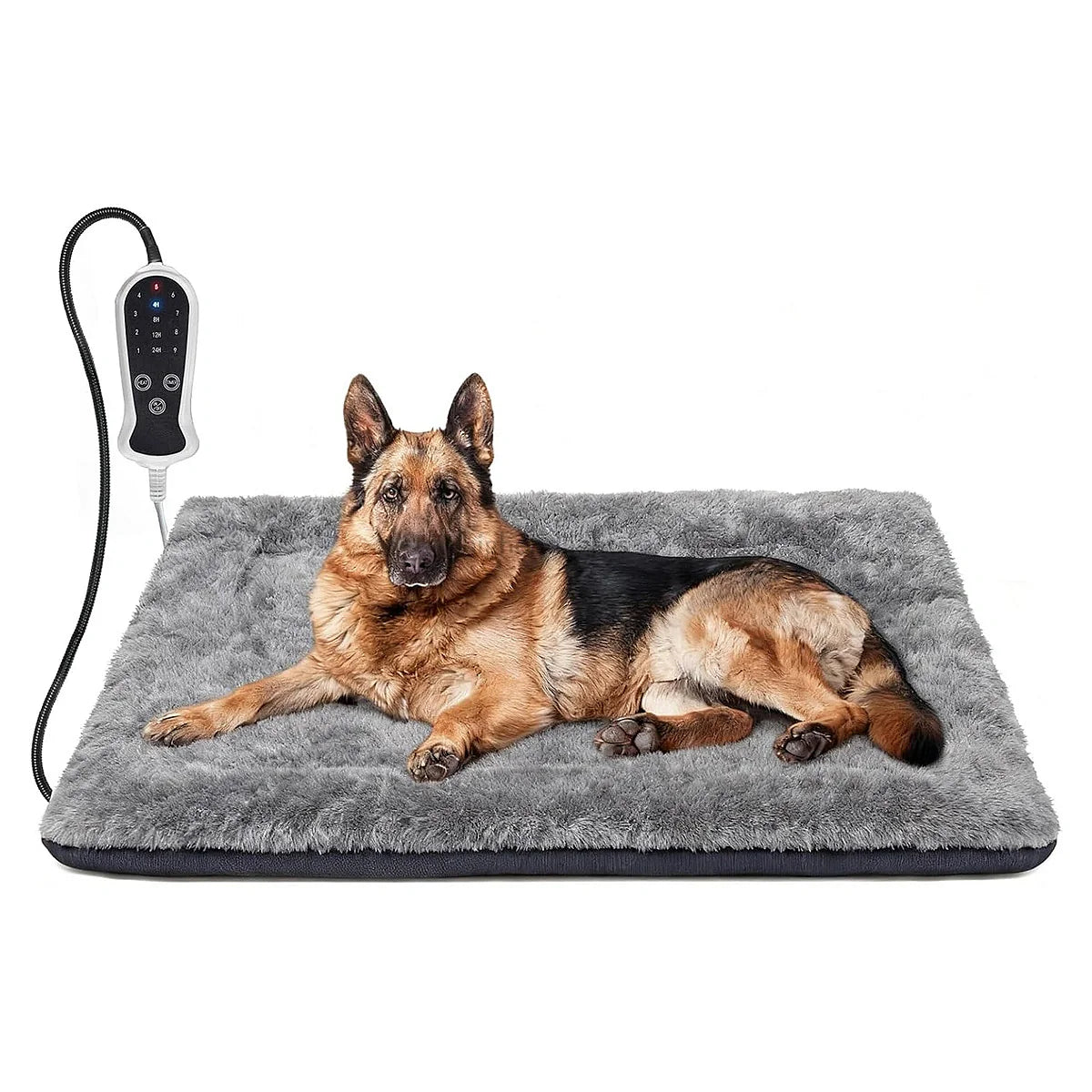 Warm Therapeutic Dog Bed with Removable Washable Cover - Luxicro
