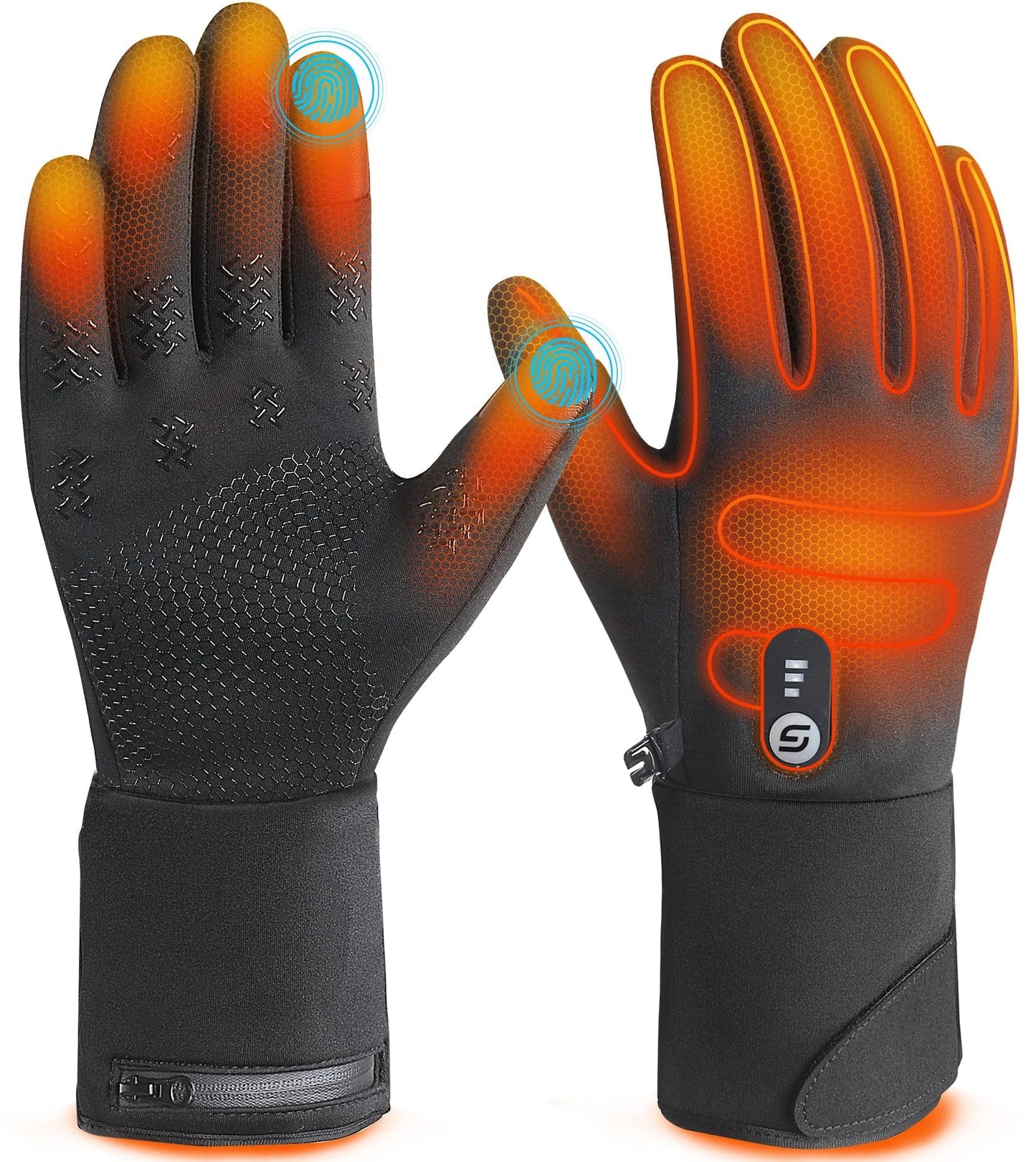 Warm Rechargeable Heated Touch Gloves - Luxicro