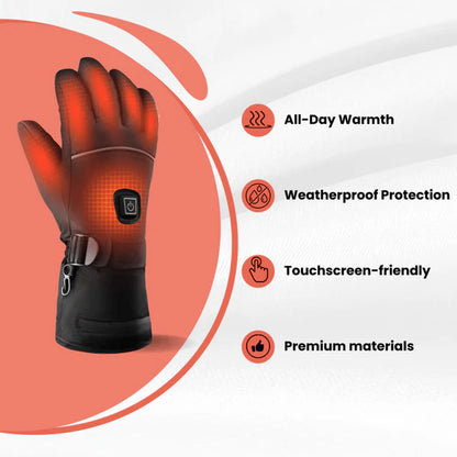 Warm Rechargeable Electric Gloves for Cold Hands