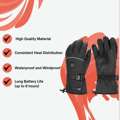 Warm Rechargeable Electric Gloves for Cold Hands