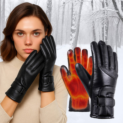 Warm Waterproof Heated Gloves for Women with USB Charge - Luxicro