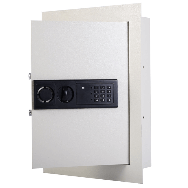 Secure Electronic Wall Safe, 0.8CF Hidden Storage Vault - Luxicro