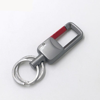 Slender Silver Keychain Belt Accessory