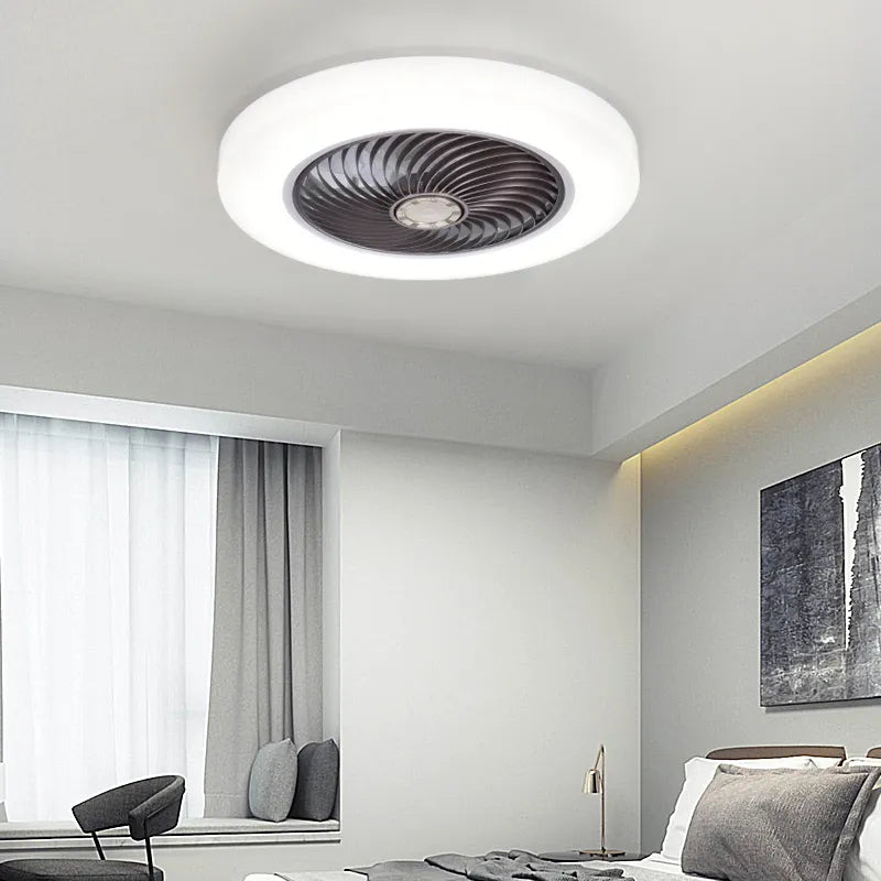 Silent Wireless Concealed Fan Smart Ceiling Lamp