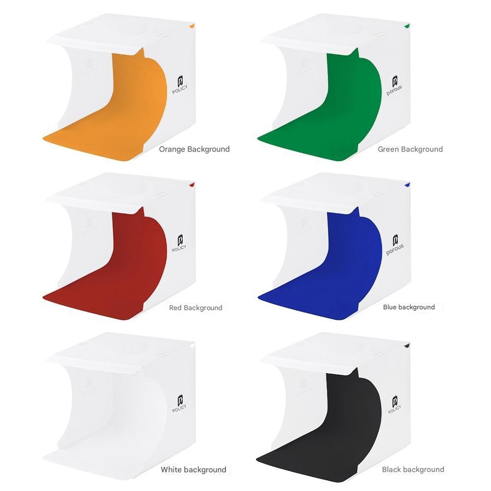 Compact Tabletop Photo Studio with LED Lighting