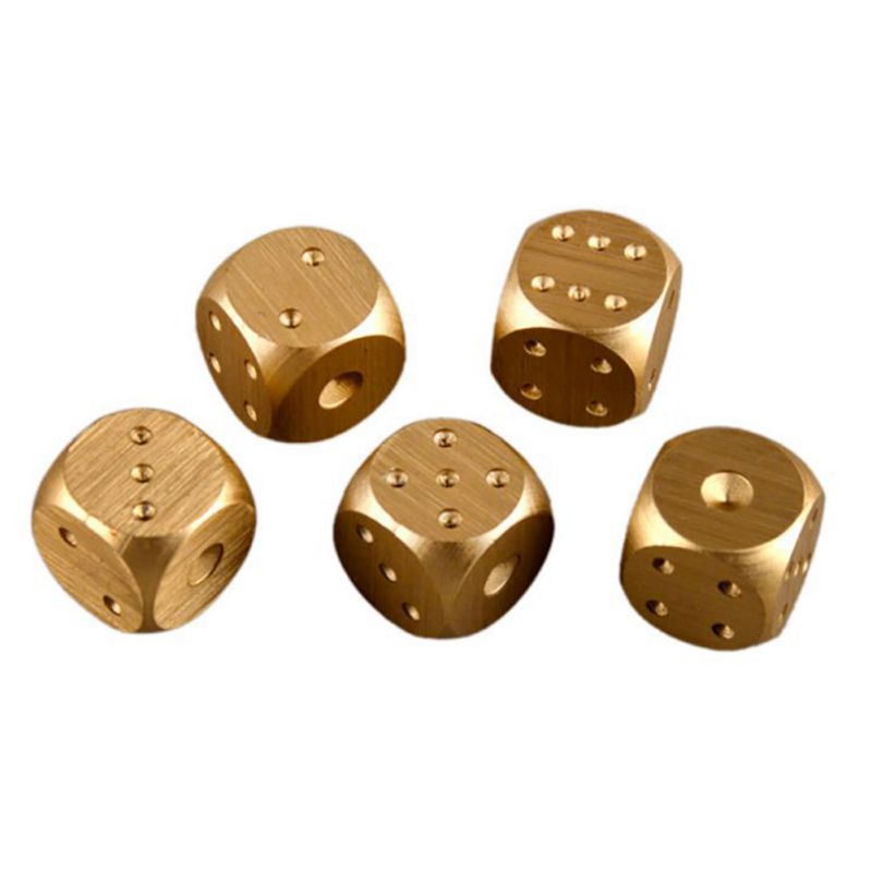 Premium 5pc Metal Dice Set