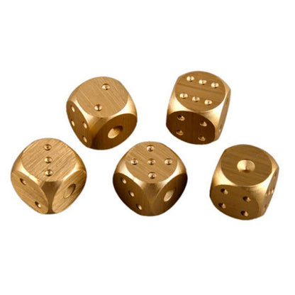 Premium 5pc Metal Dice Set