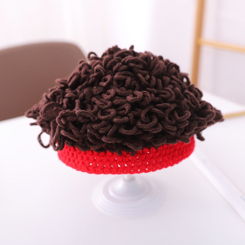 Vibrant Youthful Crazy Hair Beanie