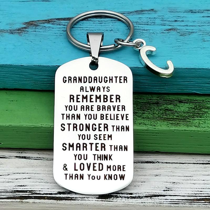 Custom Engraved Kids Name Keychain