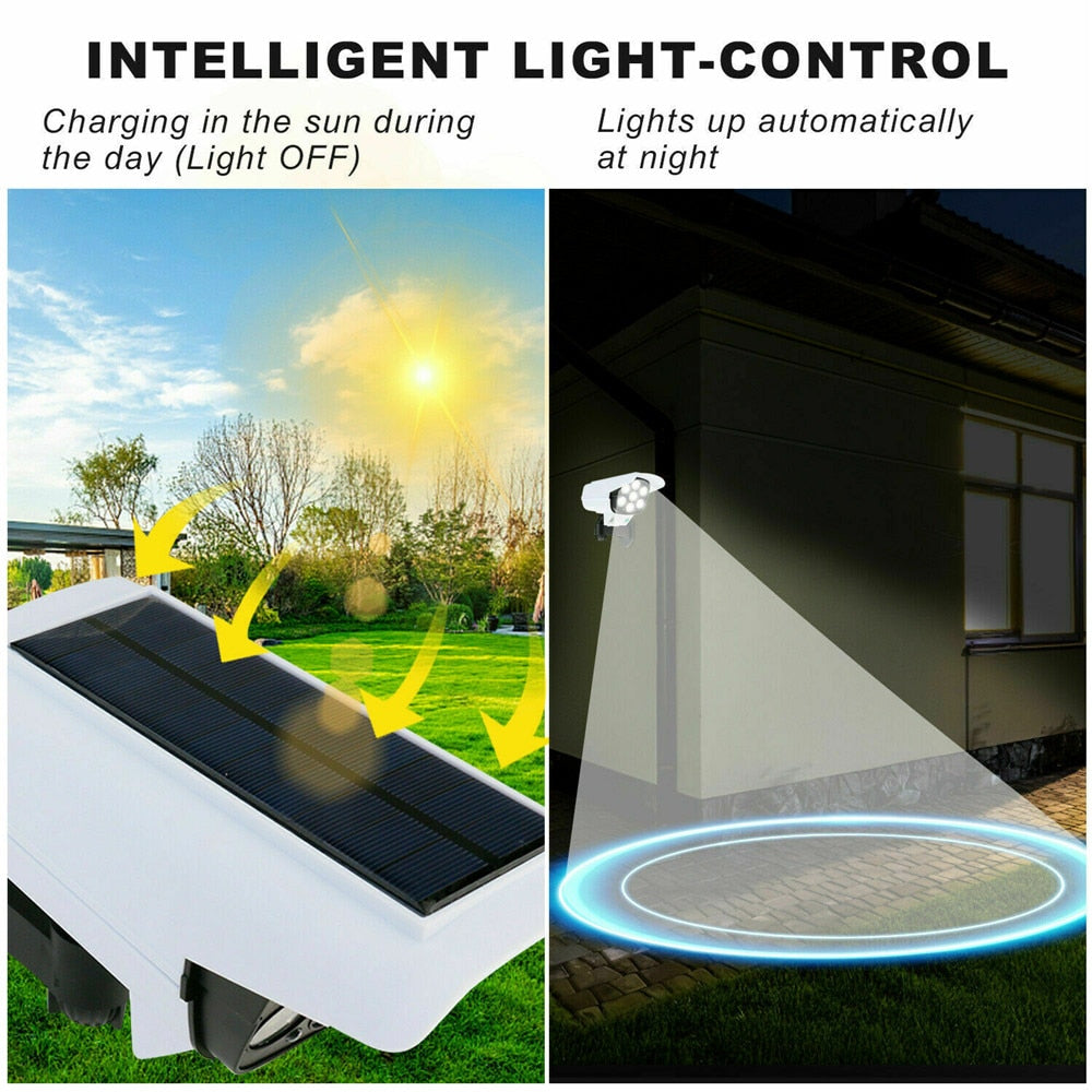 Outdoor Motion Sensor Fake Security Camera Light