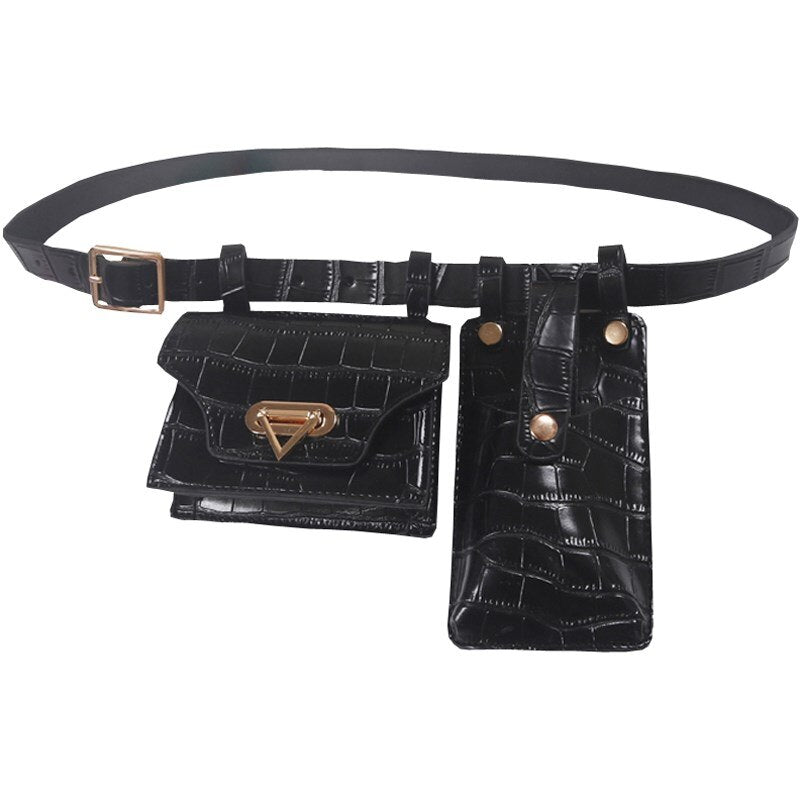 Compact Genuine Leather Cross Body Purse