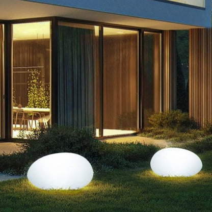Outdoor Solar LED Pathway Light with Stone Effect