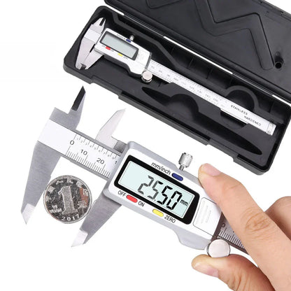 Precise Metal Electronic Caliper 6 Inch LCD Screen
