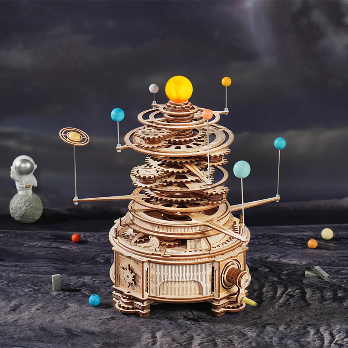 Fun Space Wooden Puzzle Toy - Luxicro