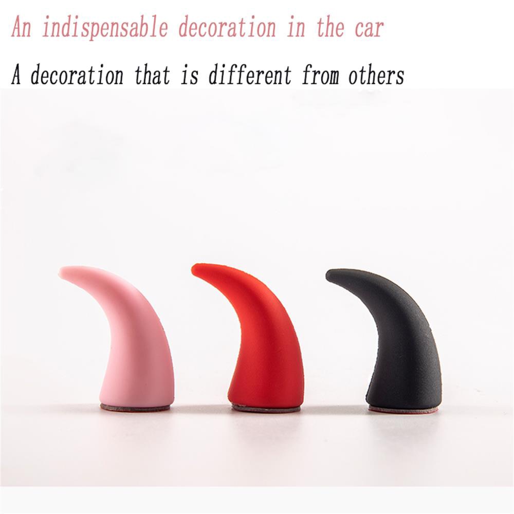 Cool Devil Horn Car Decoration