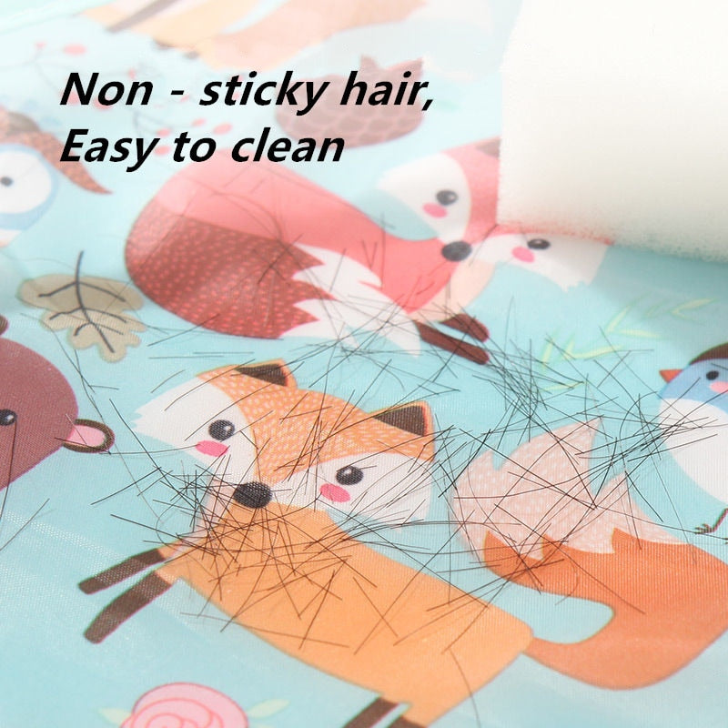 Practical Reusable Children's Hair Cutting Bib
