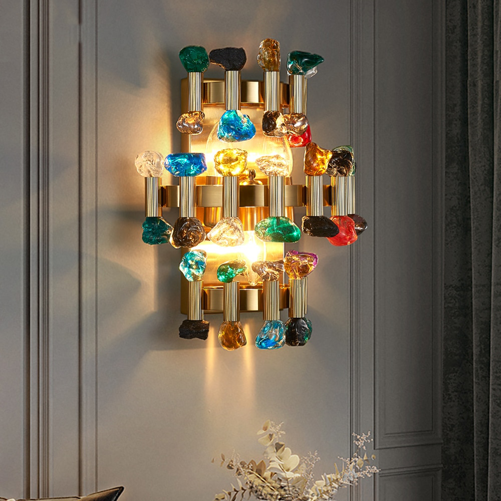 Beautiful Sparkling Crystal Wall Lamp