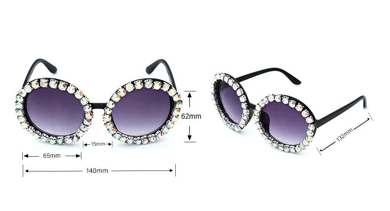 Stylish Big Circular Shade Sunglasses