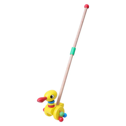 Durable Wood Baby Push Walker