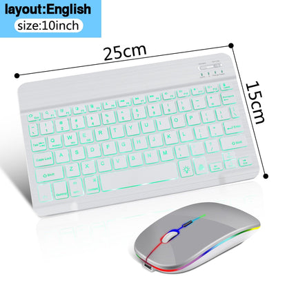 Compact Wireless Keyboard Mouse Combo